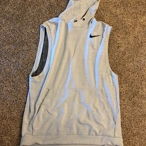 Men’s Nike sleeveless hoodie LARGE